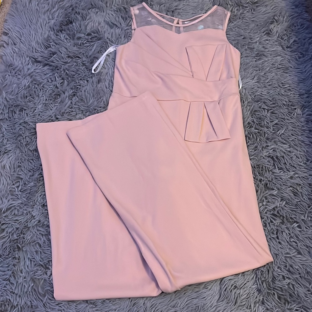 Pink girls pants suit